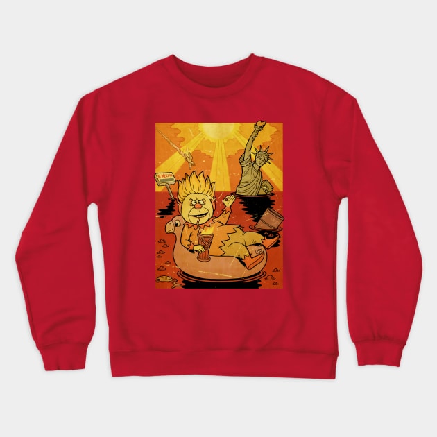 Heat Miser and Liberty Crewneck Sweatshirt by secukupnya